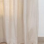 Katı Keten Pamuk Karışımı dokulu perde