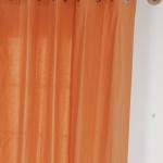 Sade Turuncu %100 Pamuk Düz Perde