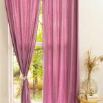 Oturma odası için Masif Keten %100 pamuk perde